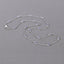 1.80 Carat Genuine Tanzanite Necklace in .925 Sterling Silver