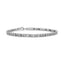 Pulsera de Tenis de Enlace Cuadrado con Diamantes de Plata Esterlina .925 1.0 Cttw