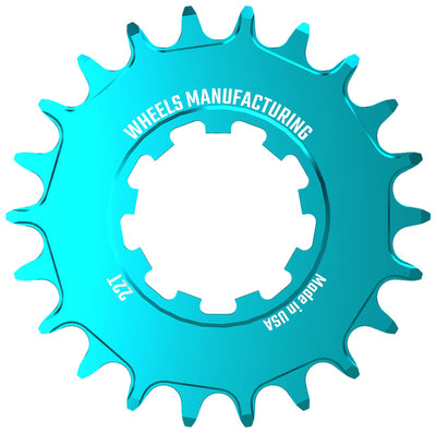Engranaje SOLO-SPEED de Wheels Manufacturing - 22t Teal