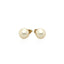 14k Yellow Gold Freshwater Cultured Pearl Stud Earrings