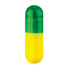 Coni-Snap® Hard Gelatin Capsules, Size 3, Grey/Yellow, 10,000 Count