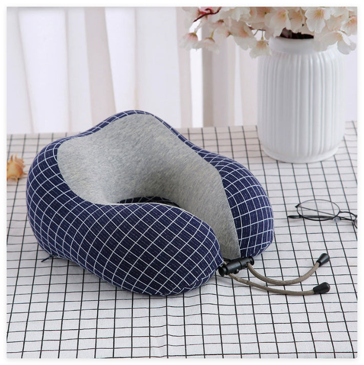 Slow Rebound Memory Foam Travel U-Shaped Pillow