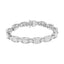 14K White Gold Princess Cut Diamond Tennis Bracelet - 5.0 Cttw