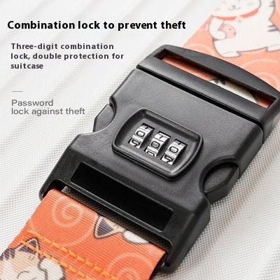 Password Lock Safety Belt for Luggage