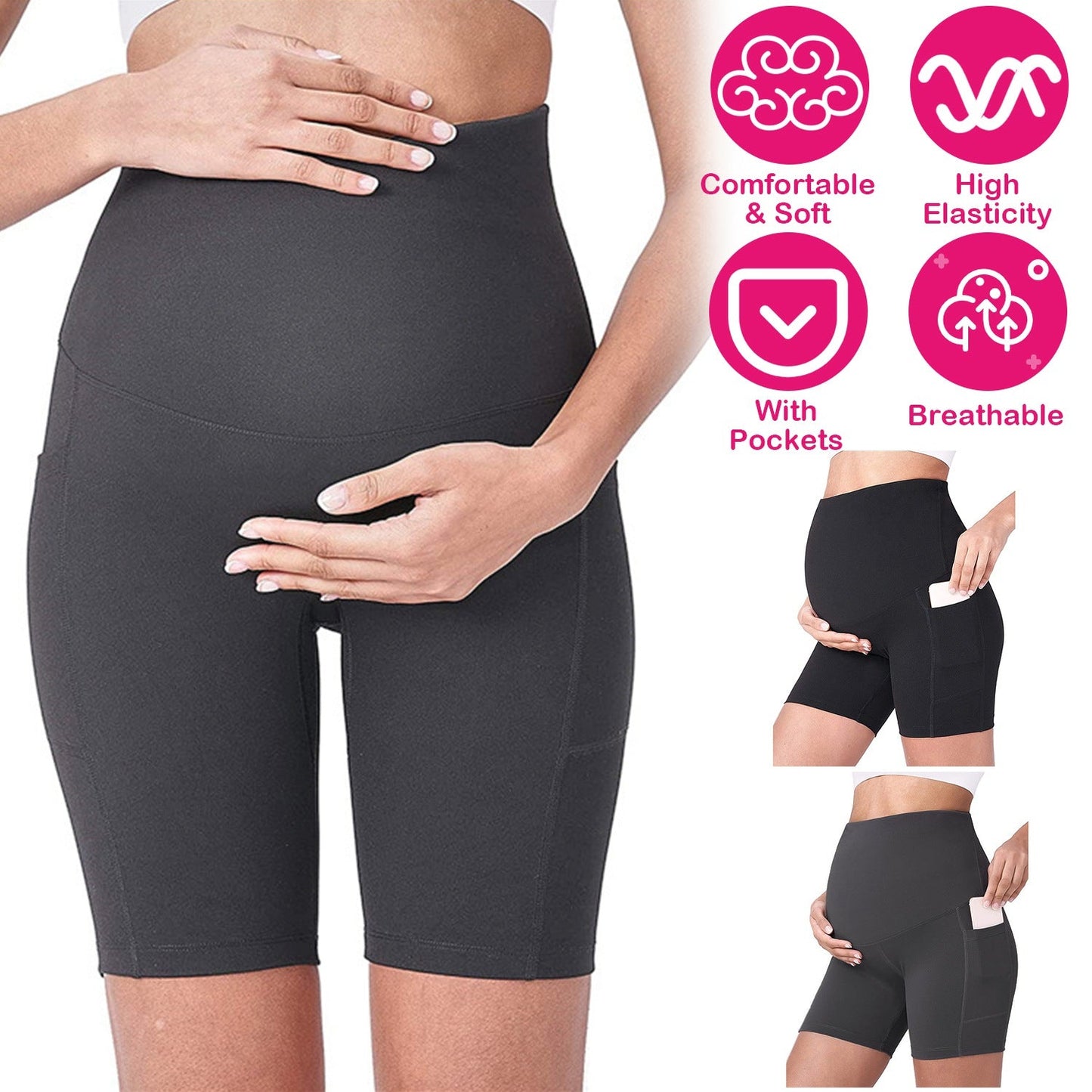 GBruno Women's Maternity Active Shorts - Korvel