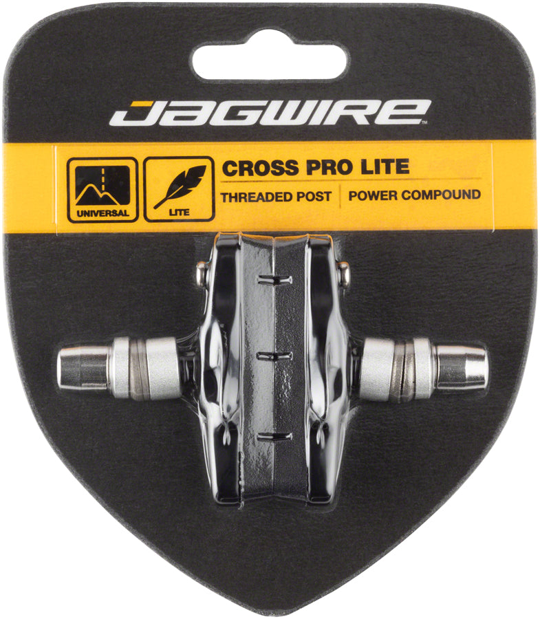 Plaquettes de frein Jagwire Cross Pro - Postes filetés, Noir