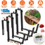 4 Soportes Ajustables para Cajas de Plantas para Exhibición en Ventanas