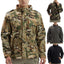 Chaqueta Deportiva de Camuflaje de Forro Polar Impermeable para Hombre