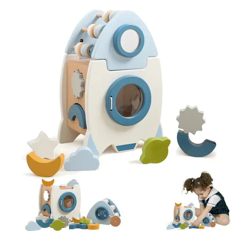 Educational Rocket Building Set for Creative Play