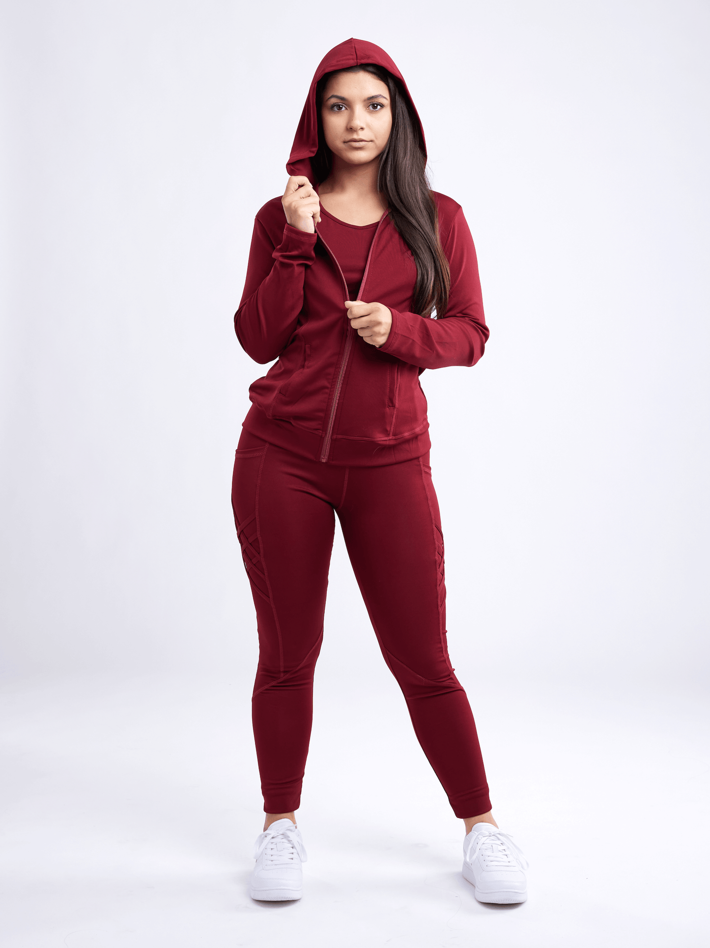 JupiterGear Women's Fitted Zip-Up Hoodie Jacket with Pockets