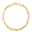 Bracelet en papier clip léger en or jaune 10K (4,20 mm)