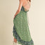 Ditsy Floral Ruffled Hem Maxi Cami Dress for Women