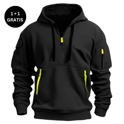 Dropped Shoulder Hooded Sweatshirt for All Sizes