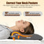 Ergonomic Neck Massager Pillow with Heat & Vibration