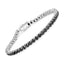 5.40 Carat Genuine Black Diamond Sterling Silver Bracelet