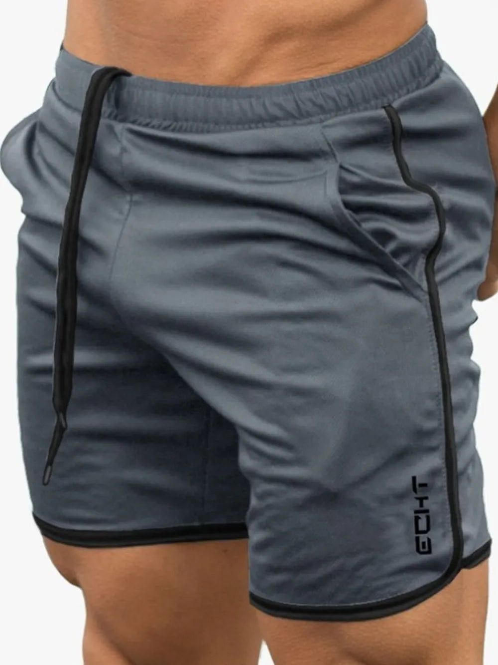 Pantalones Cortos con Cintura Ajustable para Hombre con Bolsillos