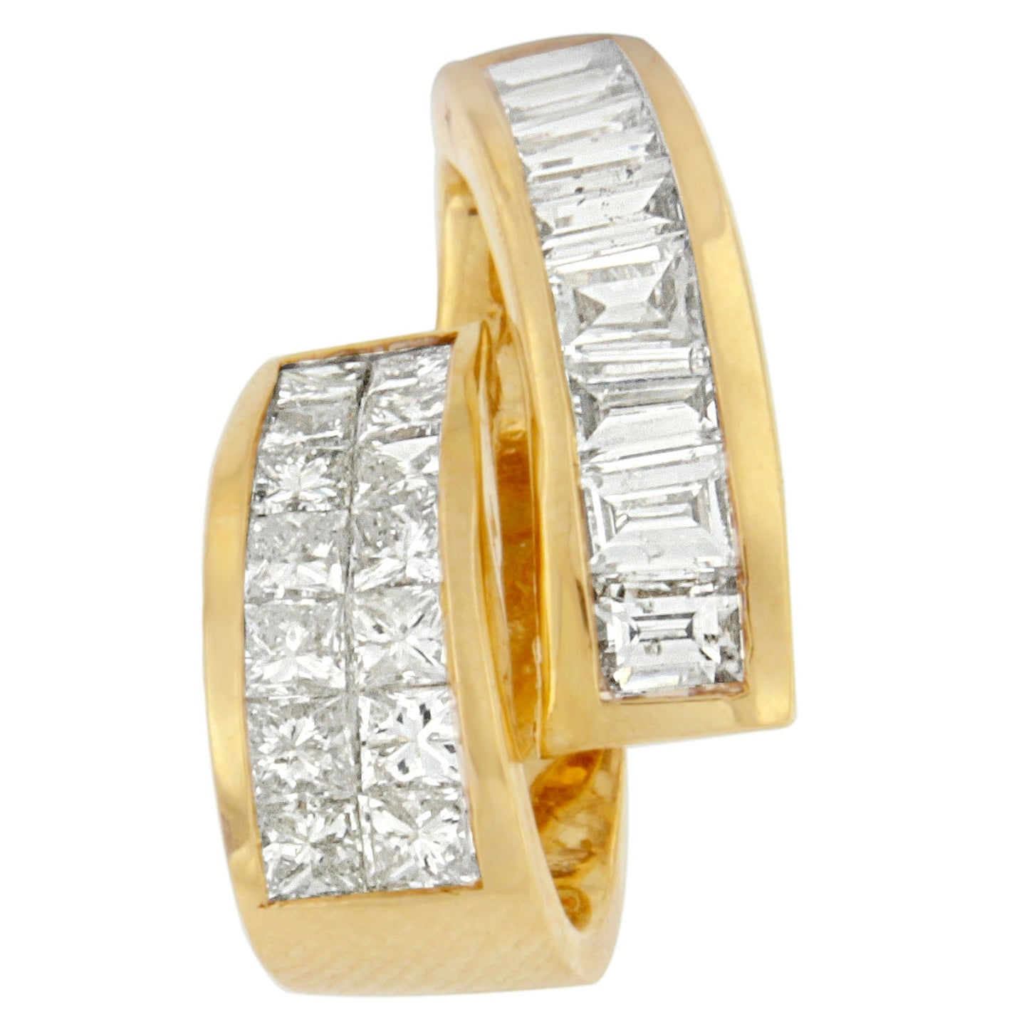 Collar de Pendiente de Diamante de Moda en Oro Amarillo de 14K