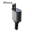Premium Metal Car Charger 100W Fast Charging Adapter