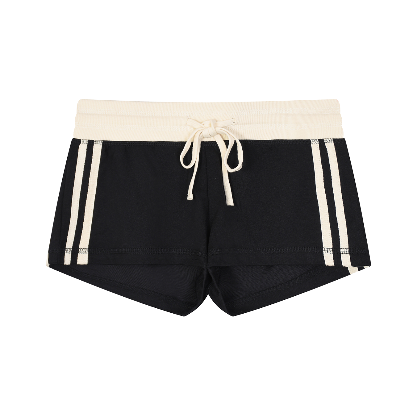 Pantalones Cortos de Entrenamiento con Rayas Contrastantes para Mujer Loki & Ivy