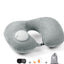 Portable Travel Inflatable U-Shaped TPU Pillow