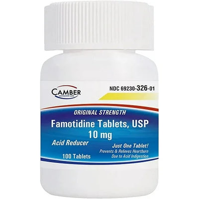 Comprimés de Famotidine Camber 10 mg - 100 Comptes pour le Confort Digestif