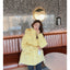 Mid-Length Hooded Puffer Jacket with Down Filling