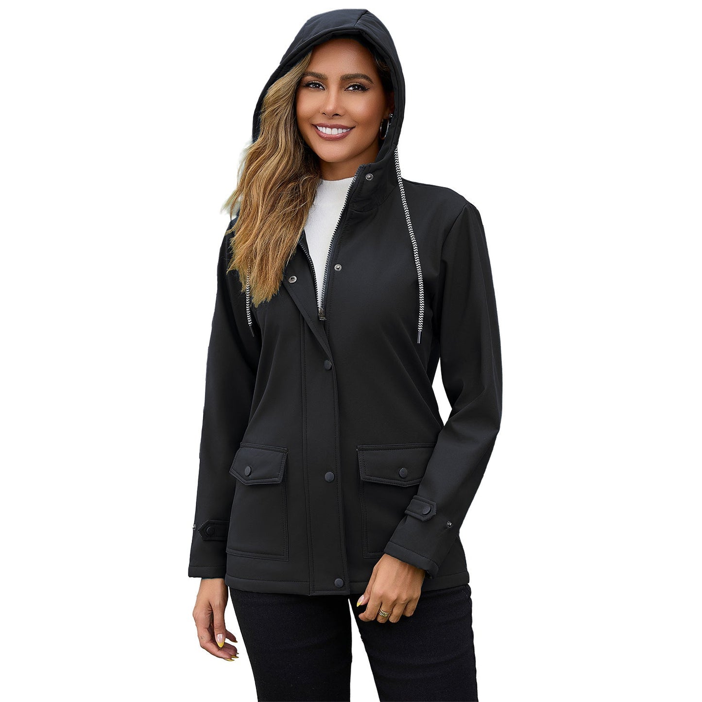 Women's Fleece-lined Waterproof Anorak Jacket