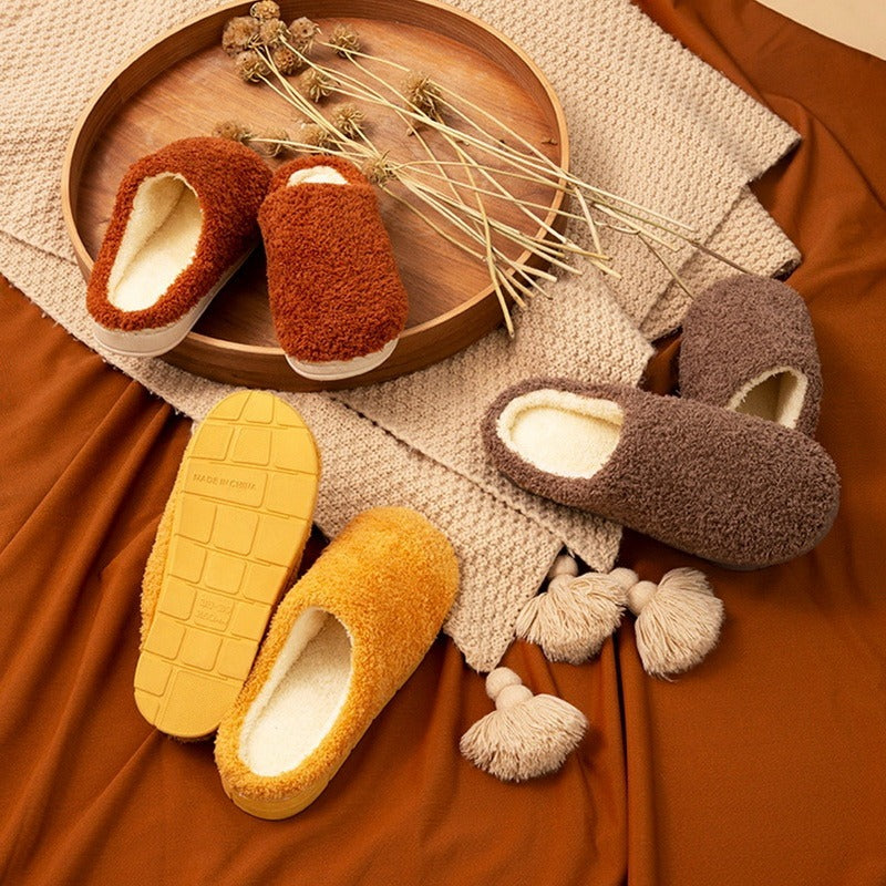 Furry Soft Winter Slippers for Women