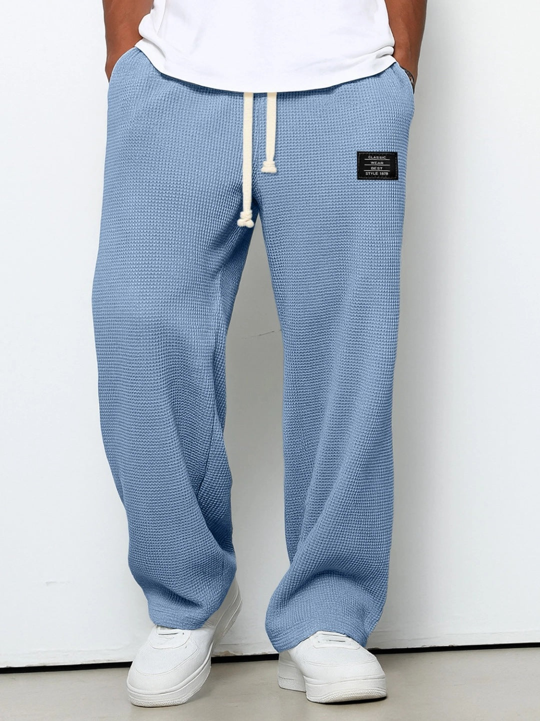 Pantalons de survêtement décontractés pour hommes à coupe ample pour le printemps et l'automne