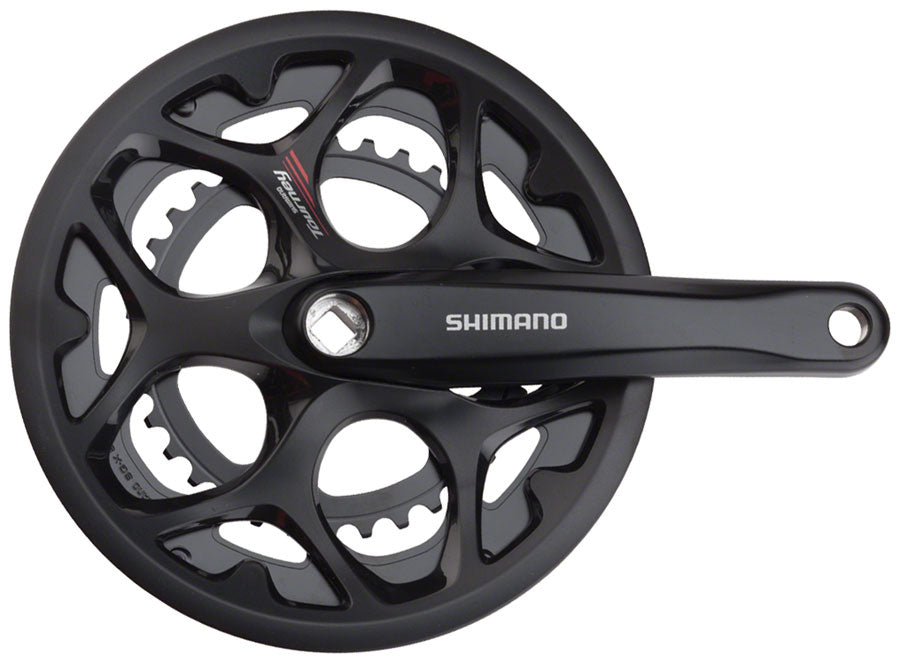Pédalier Shimano Tourney FC-A070 - 170 mm 7/8 vitesses avec protection de chaîne