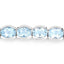 44.00 Carat Genuine Blue Topaz .925 Sterling Silver Bracelet