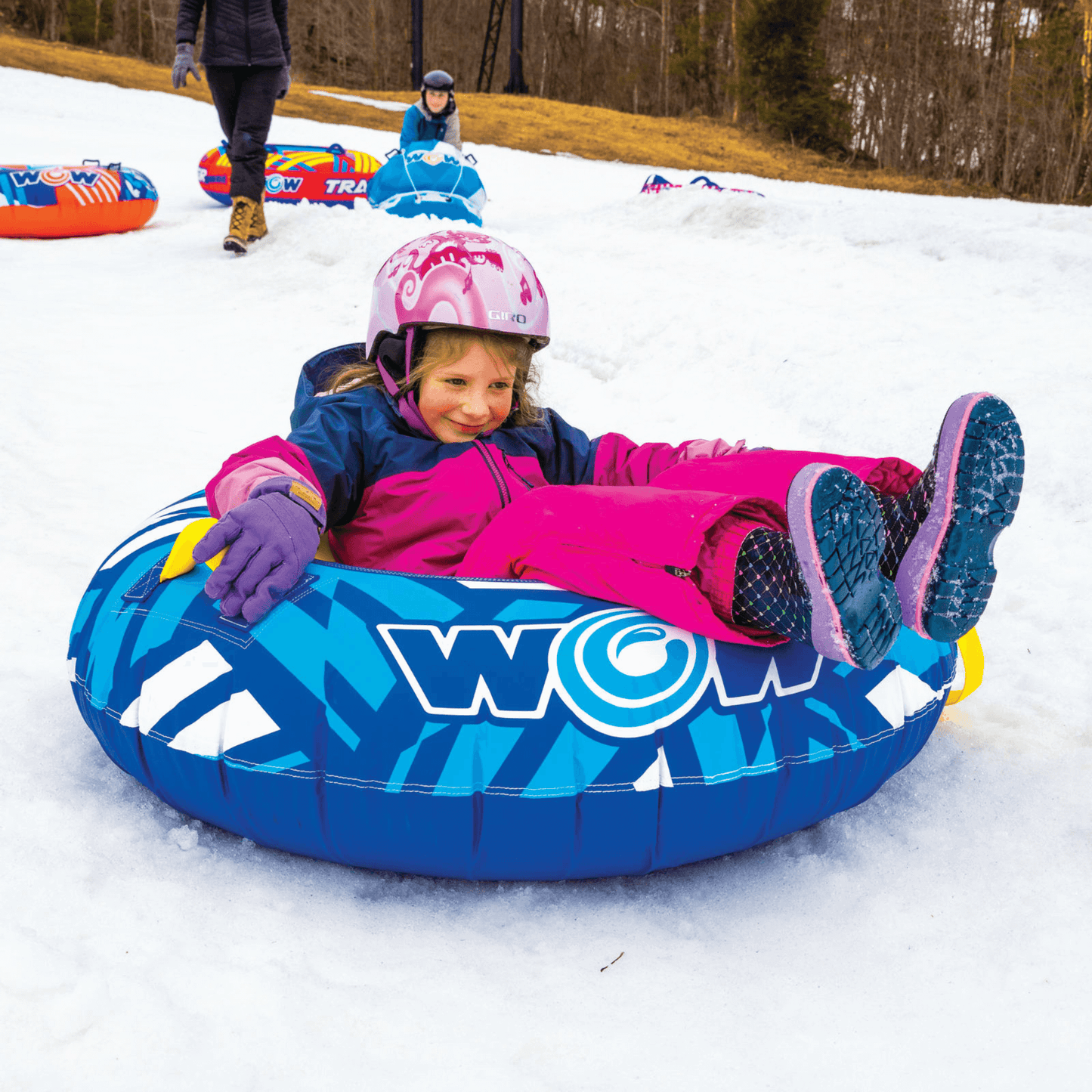 Tuyau de neige WOW Sports Surge avec fond en toile