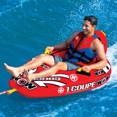 WOW Watersports Coupe Cockpit Towable Water Tube for One