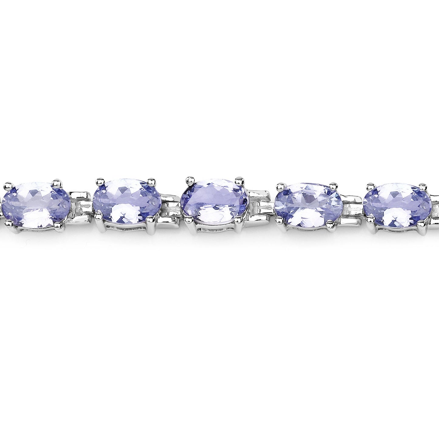 Pulsera de Plata Esterlina con Tanzanita Genuina de 9.68 Quilates