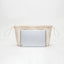 Cotton Canvas Travel Organizer Bag for Makeup