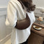 Bolso de Hombro Texturizado en Forma de Media Luna Niche para Mujeres