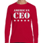 Camisa de Manga Larga para Hombre Five Star American CEO