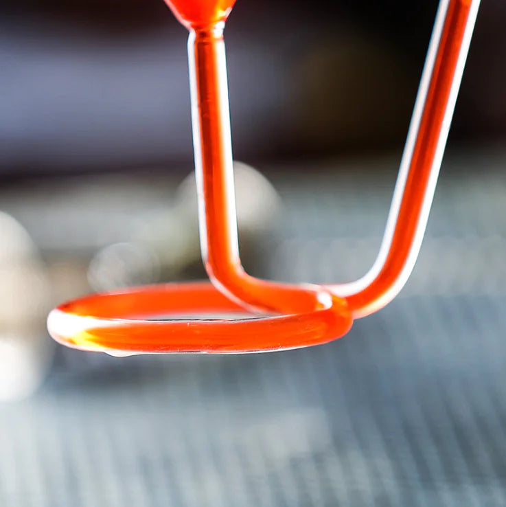 Spinning Martini Glass - Unique Hand-Blown Design