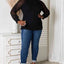 Blouse à manches raglan pour un style sans effort