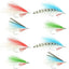 Ultimate Lefty's Deceiver Fly Fishing Flies Set - 8 Premium Saltwater & Bass Patterns - Size 1/0 - Korvel