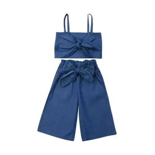 Conjunto de Camisa de Denim Premium para Mujeres