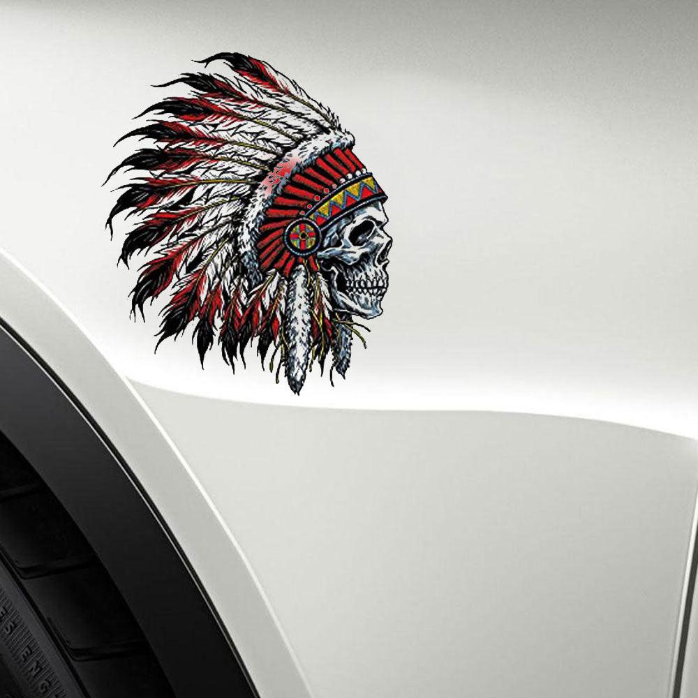 Calcomanías Reflectantes Premium para Espejos Retrovisores de Automóvil - 1 Par