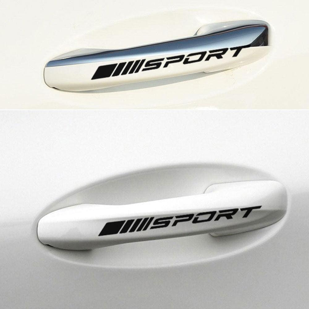 Calcomanías Reflectantes Premium para Espejos Retrovisores de Automóvil - 1 Par