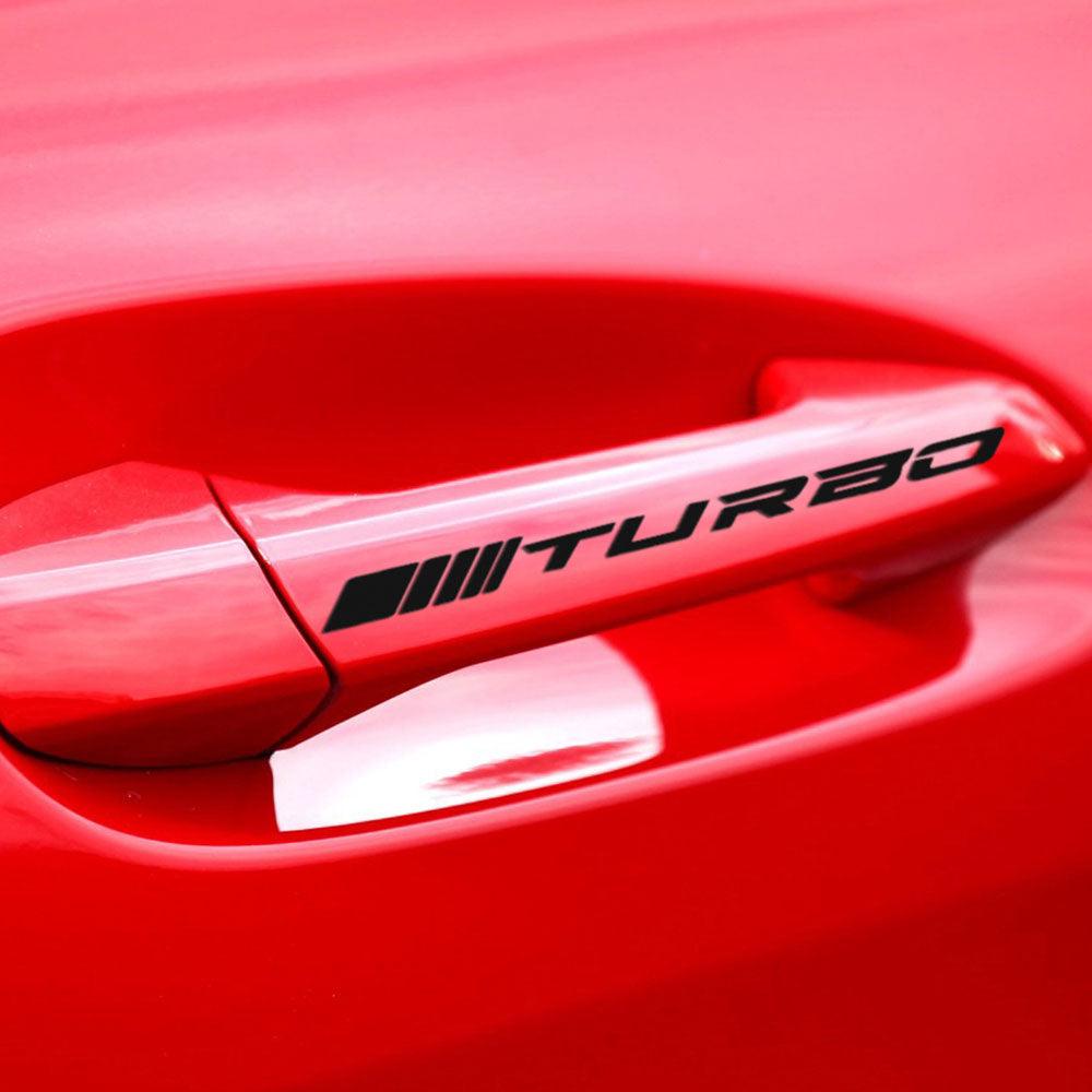 Calcomanías Reflectantes Premium para Espejos Retrovisores de Automóvil - 1 Par
