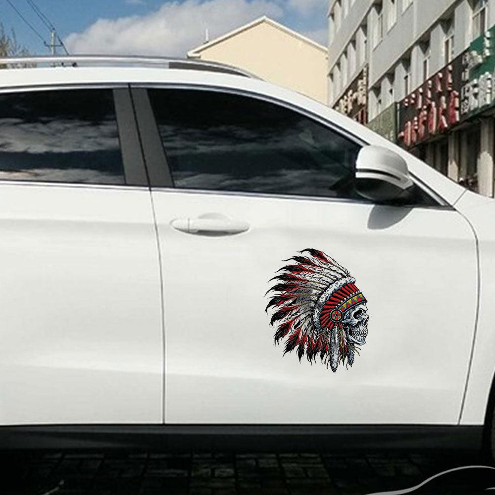 Calcomanías Reflectantes Premium para Espejos Retrovisores de Automóvil - 1 Par