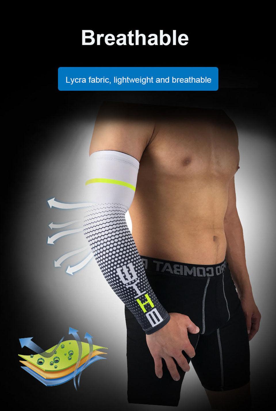 Men's UV Protection Arm Sleeves for Outdoor Sports