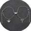 Bracelets Couple Charme Cœur Magnétique - Acier Inoxydable