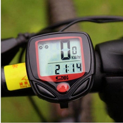 Premium LCD Bike Computer - Waterproof Speedometer & Odometer