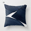 Funda de Cojín Geométrica Azul Elegante - 45x45CM