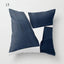 Funda de Cojín Geométrica Azul Elegante - 45x45CM
